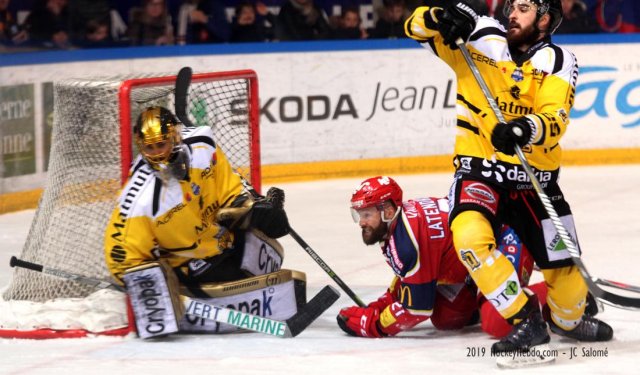 Photo hockey match Grenoble  - Rouen le 03/04/2019