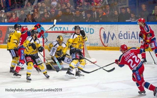 Photo hockey match Grenoble  - Rouen le 03/04/2019