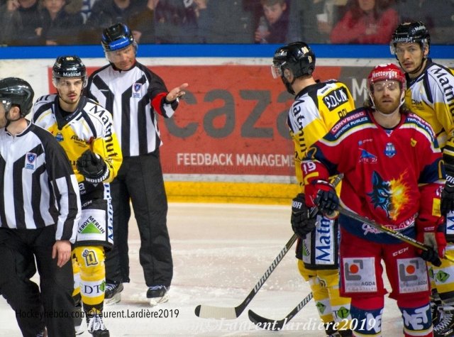 Photo hockey match Grenoble  - Rouen le 03/04/2019