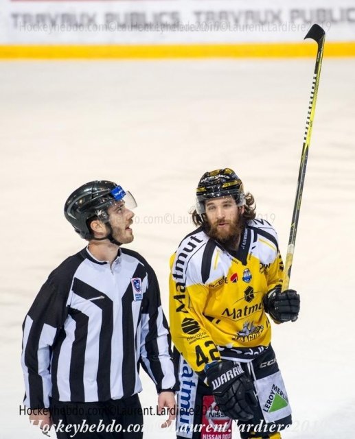 Photo hockey match Grenoble  - Rouen le 03/04/2019