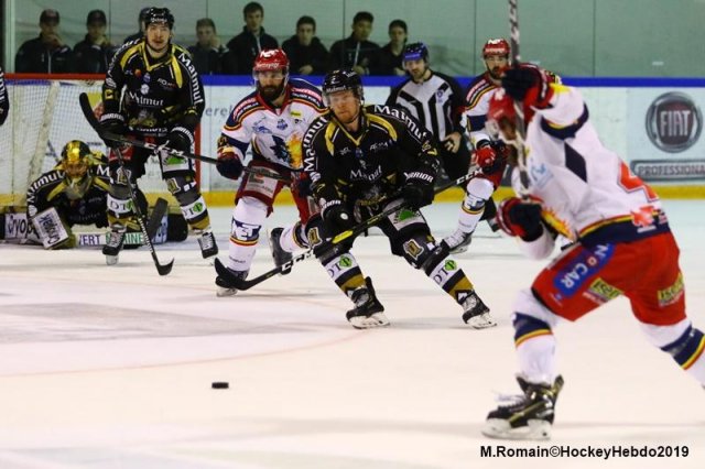 Photo hockey match Rouen - Grenoble  le 05/04/2019