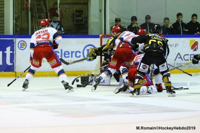 Photo hockey match Rouen - Grenoble  le 05/04/2019