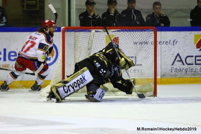 Photo hockey match Rouen - Grenoble  le 05/04/2019