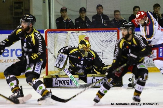 Photo hockey match Rouen - Grenoble  le 05/04/2019