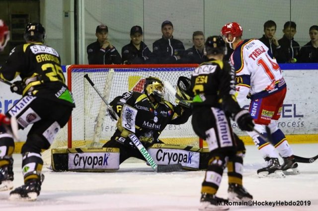 Photo hockey match Rouen - Grenoble  le 05/04/2019