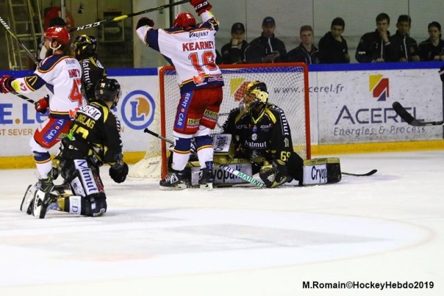 Photo hockey match Rouen - Grenoble  le 05/04/2019