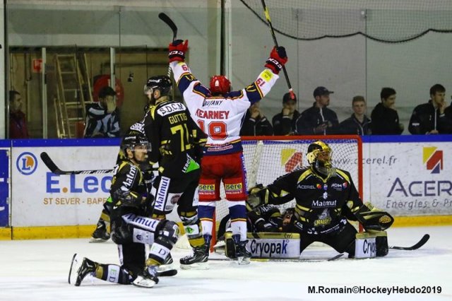 Photo hockey match Rouen - Grenoble  le 05/04/2019