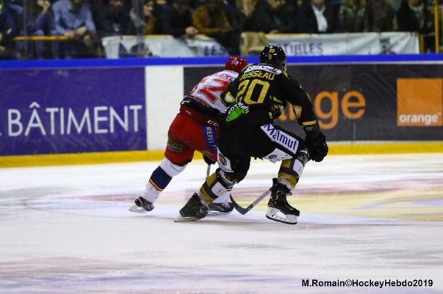 Photo hockey match Rouen - Grenoble  le 05/04/2019