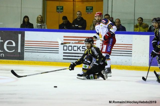 Photo hockey match Rouen - Grenoble  le 05/04/2019