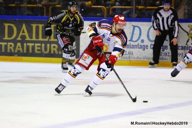 Photo hockey match Rouen - Grenoble  le 05/04/2019