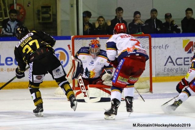 Photo hockey match Rouen - Grenoble  le 05/04/2019