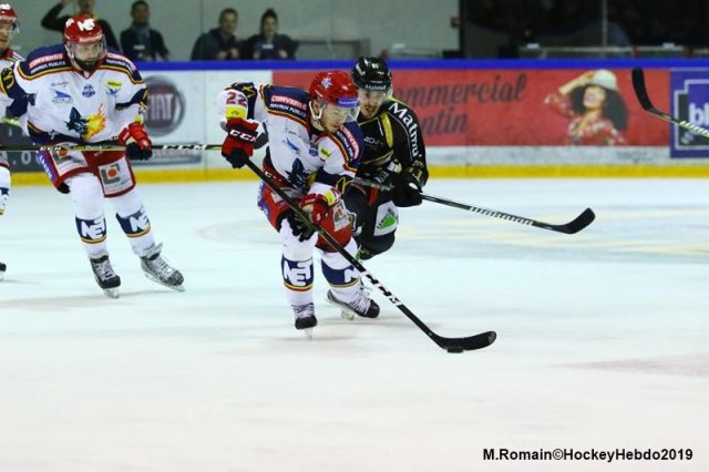 Photo hockey match Rouen - Grenoble  le 05/04/2019