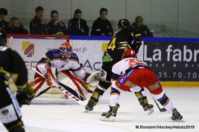 Photo hockey match Rouen - Grenoble  le 05/04/2019