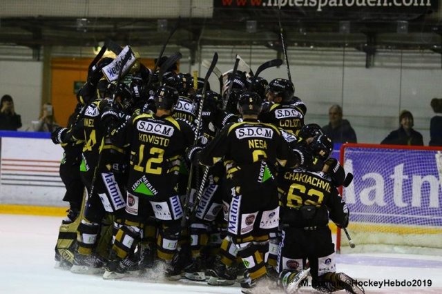 Photo hockey match Rouen - Grenoble  le 05/04/2019