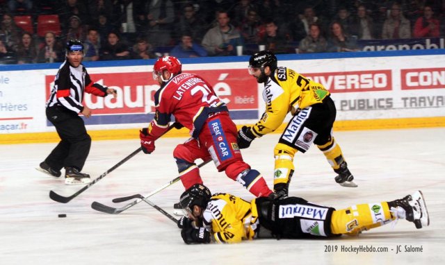 Photo hockey match Grenoble  - Rouen le 07/04/2019