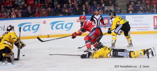 Photo hockey match Grenoble  - Rouen le 07/04/2019