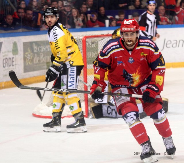 Photo hockey match Grenoble  - Rouen le 07/04/2019