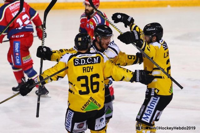 Photo hockey match Grenoble  - Rouen le 07/04/2019
