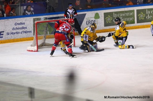 Photo hockey match Grenoble  - Rouen le 07/04/2019