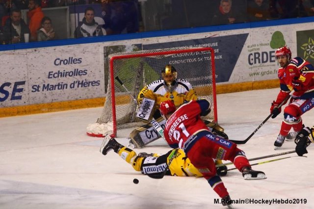 Photo hockey match Grenoble  - Rouen le 07/04/2019