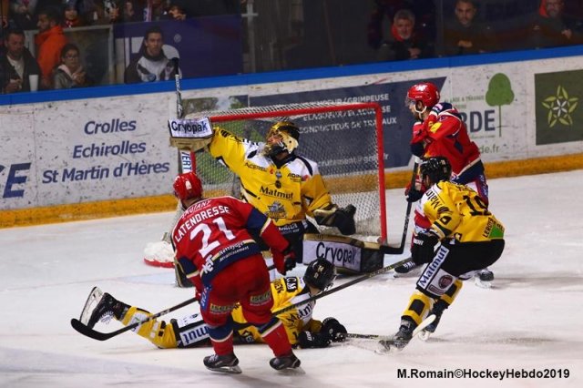 Photo hockey match Grenoble  - Rouen le 07/04/2019