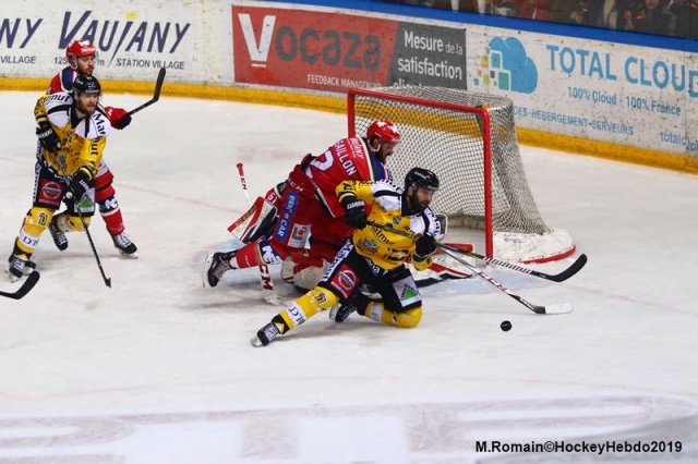 Photo hockey match Grenoble  - Rouen le 07/04/2019
