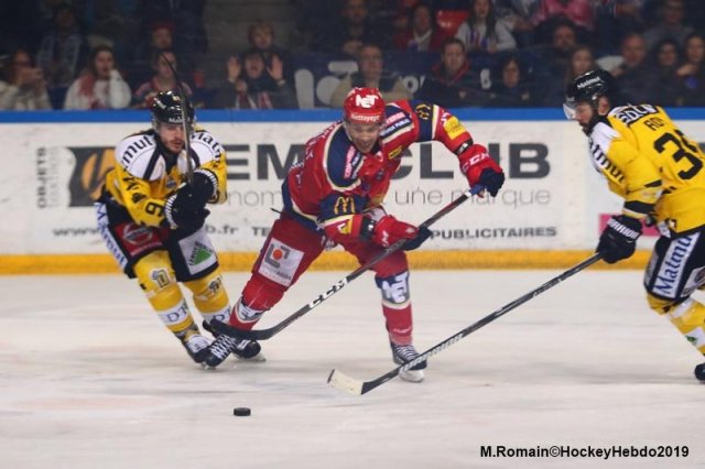 Photo hockey match Grenoble  - Rouen le 07/04/2019
