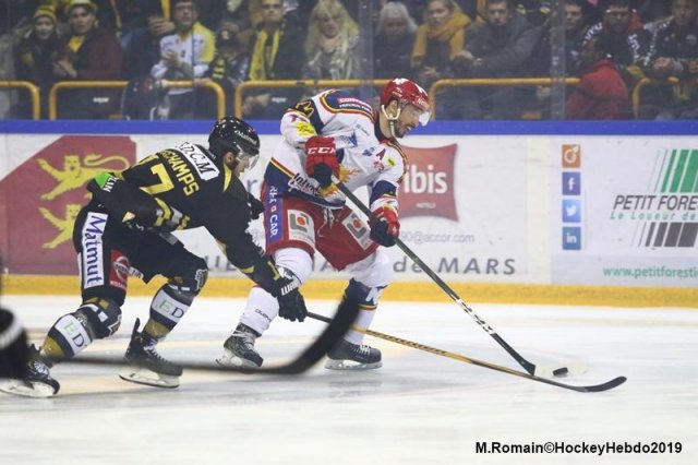 Photo hockey match Rouen - Grenoble  le 09/04/2019