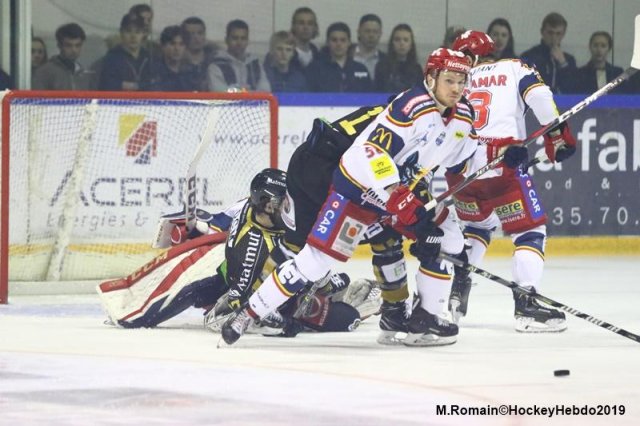 Photo hockey match Rouen - Grenoble  le 09/04/2019