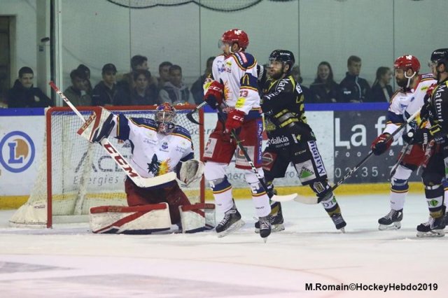 Photo hockey match Rouen - Grenoble  le 09/04/2019