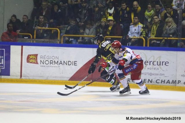 Photo hockey match Rouen - Grenoble  le 09/04/2019