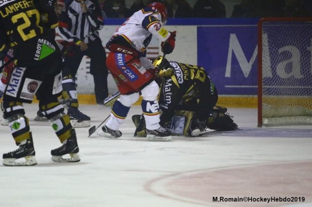 Photo hockey match Rouen - Grenoble  le 09/04/2019