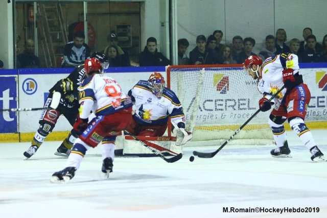 Photo hockey match Rouen - Grenoble  le 09/04/2019
