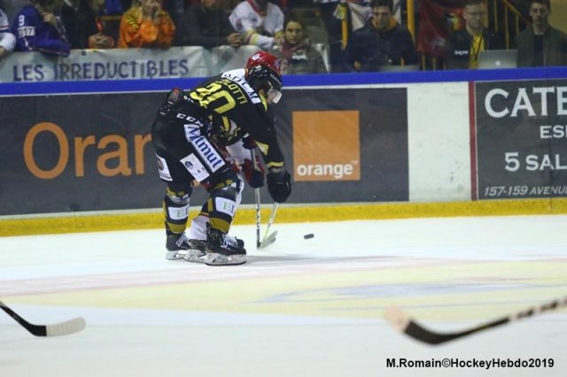 Photo hockey match Rouen - Grenoble  le 09/04/2019