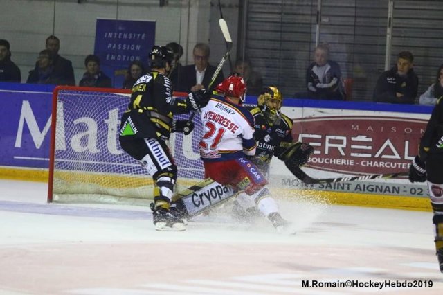 Photo hockey match Rouen - Grenoble  le 09/04/2019