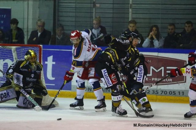Photo hockey match Rouen - Grenoble  le 09/04/2019