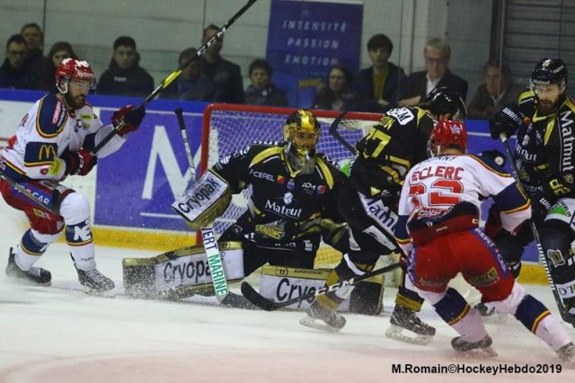 Photo hockey match Rouen - Grenoble  le 09/04/2019