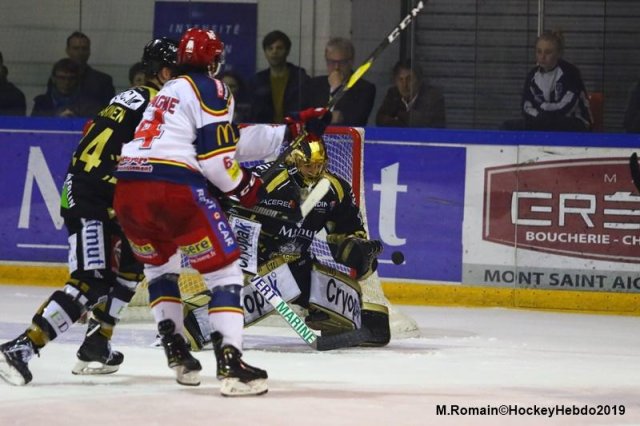 Photo hockey match Rouen - Grenoble  le 09/04/2019