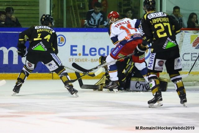 Photo hockey match Rouen - Grenoble  le 09/04/2019