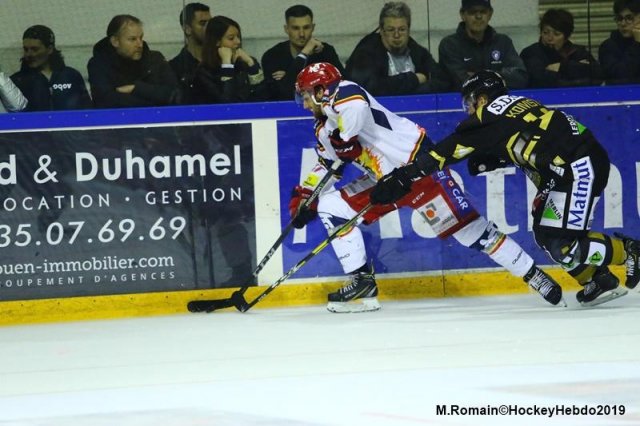 Photo hockey match Rouen - Grenoble  le 09/04/2019
