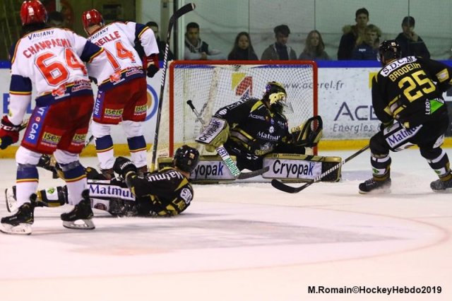 Photo hockey match Rouen - Grenoble  le 09/04/2019