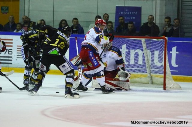 Photo hockey match Rouen - Grenoble  le 09/04/2019