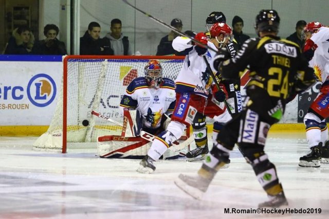 Photo hockey match Rouen - Grenoble  le 09/04/2019