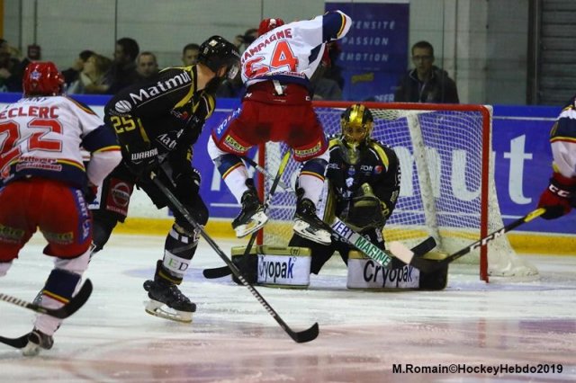 Photo hockey match Rouen - Grenoble  le 09/04/2019