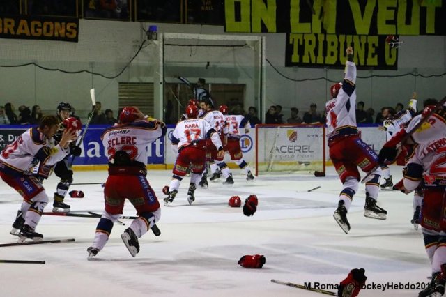Photo hockey match Rouen - Grenoble  le 09/04/2019
