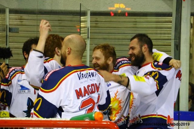 Photo hockey match Rouen - Grenoble  le 09/04/2019