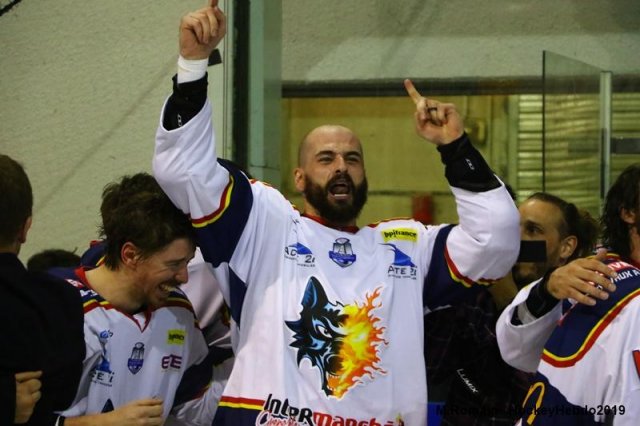 Photo hockey match Rouen - Grenoble  le 09/04/2019