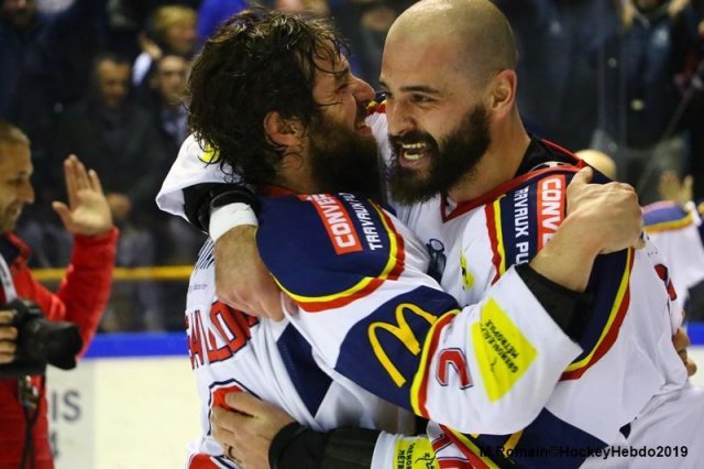 Photo hockey match Rouen - Grenoble  le 09/04/2019