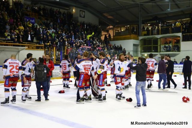 Photo hockey match Rouen - Grenoble  le 09/04/2019