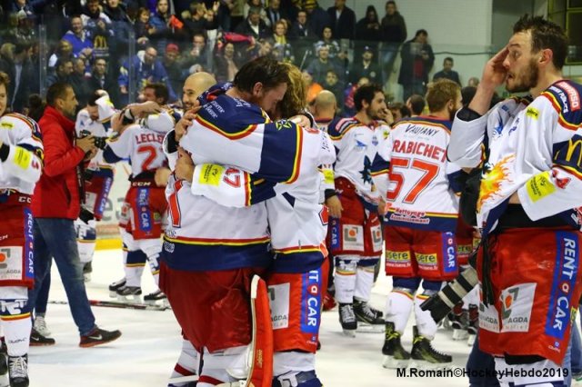 Photo hockey match Rouen - Grenoble  le 09/04/2019